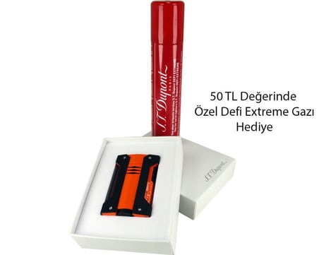 S.T. Dupont Defi Extreme Turuncu Puro Çakmak 21404