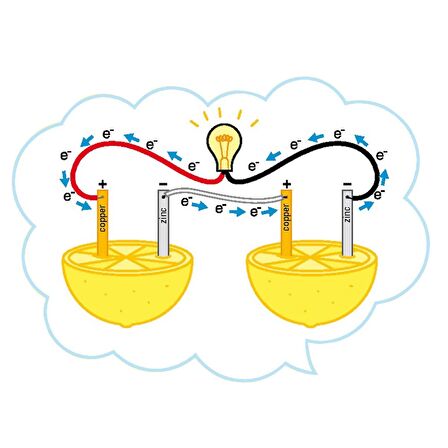 Limon Deney Seti Limondan Elektrik Üretimi Yapım Seti Limon Pili
