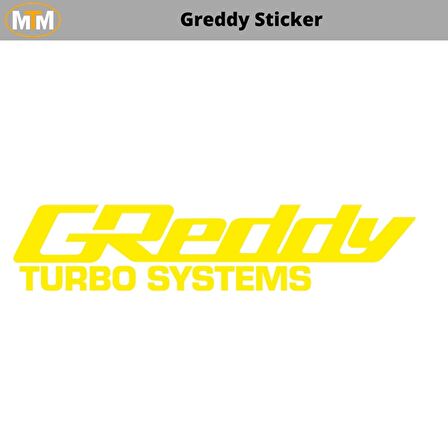 Greddy Oto Sticker 15 CM