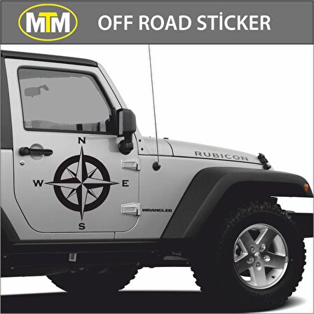 Army Star Pusula Off Road Oto Sticker