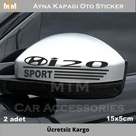 Hyundai İ20 Ayna Kapağı Oto Sticker (2 Adet)