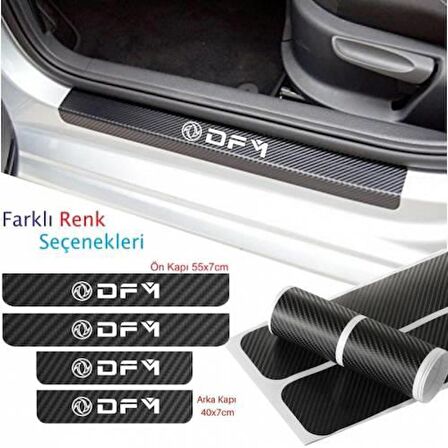 Dfm Karbon Kapı Eşiği Sticker (4 Adet)