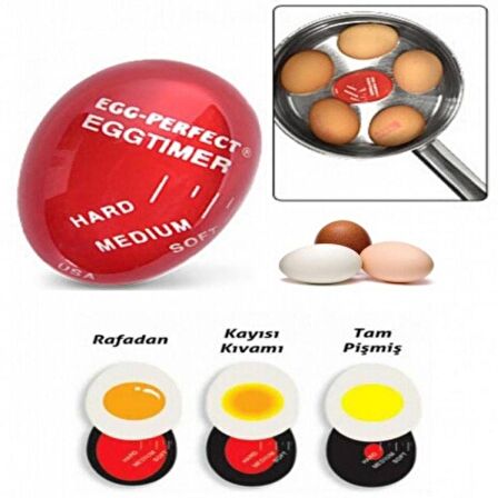 Yumurta Zamanlayıcı Dublör Egg Timer Yumurta Pişirme Zamanlayıcısı