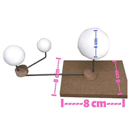 Güneş Dünya Ve Ay Modeli Okul Ders Ve Deney Seti