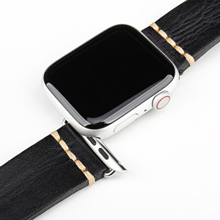 Apple Watch 42 44 45 mm Metal Kordon Kayış Adaptörü Pimli Gümüş