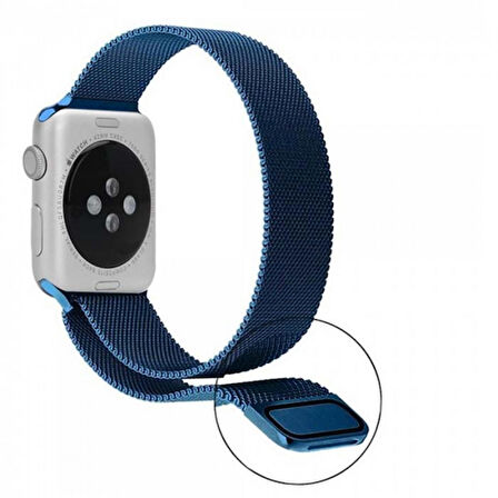 Ally Apple Watch 7-8 45mm 6-5-4 44mm Kayış Kordon Metal Milano Loop 3-2-1 42mm