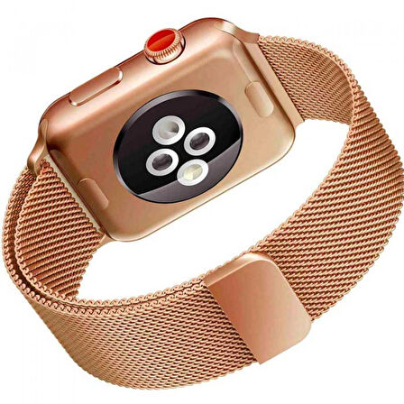 Ally Apple Watch 7-8 45mm 6-5-4 44mm Kayış Kordon Metal Milano Loop 3-2-1 42mm