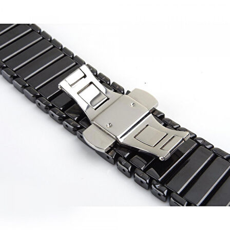 Ally Apple Watch 7-8 41mm 6-5-4 40mm Kayış Kordon Seramik Metal 3-2-1 38mm