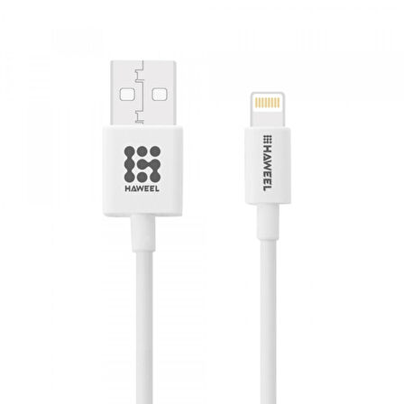 Haweel Mfi Lisanslı Lightning İPhone 11-11Pro-XS-XR-8-7 Usb Kablo