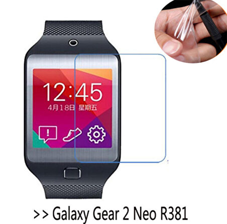 Samsung Gear 2 Neo Sm-R381 Ultra HD Seffaf Ekran Koruyucu