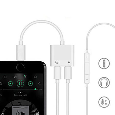 İPhone 13-12-11- X Plus Lightning Kulaklık +Şarj Usb Adaptörü