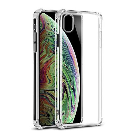 Ally İphone Xs Max 6.5 Anti-Drop Darbe Emici Silikon Kılıf ŞEFFAF