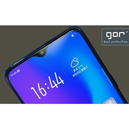 Gor Oppo R17,R17 Pro 3d Kavisli Darbe Emici Full Ekran Koruyucu 2 Adet Set