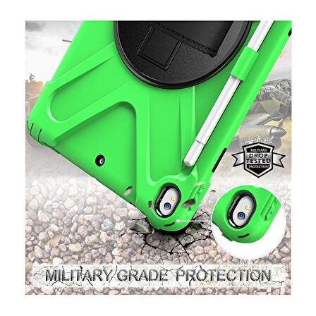 Ally İpad Pro 10.5 Air10.5 2019 Kalem Yerli Standlı Zırh Kılıf YEŞİL