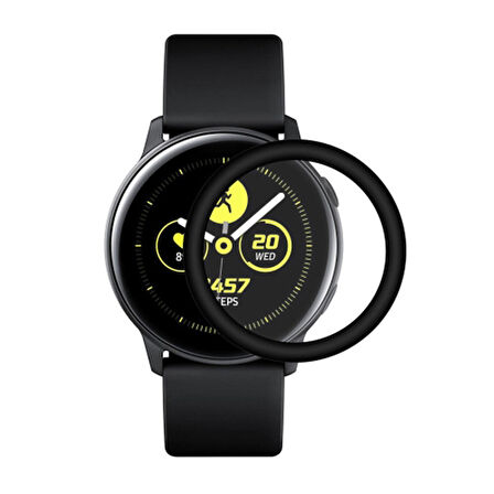 Samsung Galaxy Watch Active 3D kavisli Pet Ekran Koruyucu