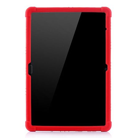 Ally Huawei Mediapad T5,10 Standlı Silikon Kılıf KIRMIZI