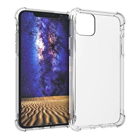 İPhone 11 Anti-Drop Darbe Emici Silikon Kılıf ŞEFFAF