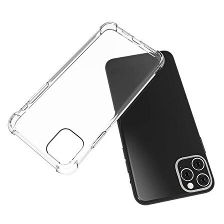 İPhone 11 Anti-Drop Darbe Emici Silikon Kılıf ŞEFFAF