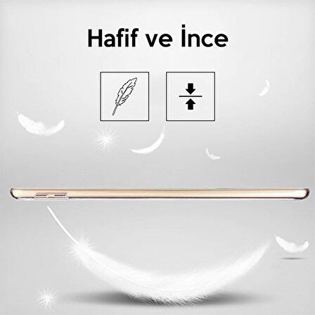 Ally İPad 9.7 2018 İPad 9.7 2017 Şeffaf Tpu Soft Silikon Kılıf ŞEFFAF