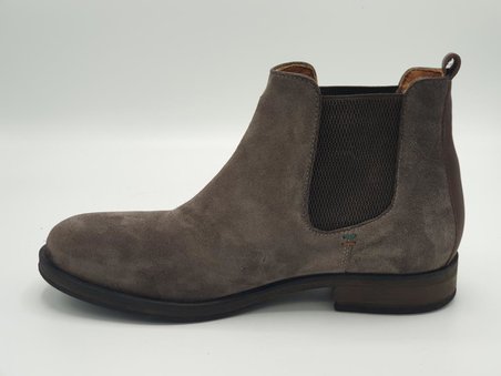 FreeFoot 3601-1 Taupe Süet Çekme Erkek Bot