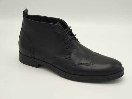 FreeFoot 3815 Siyah Deri Erkek Bot