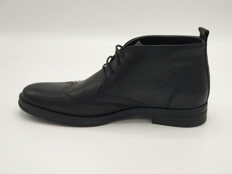 FreeFoot 3815 Siyah Deri Erkek Bot