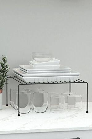 Dolap Içi Düzenleyici Organizer Tezgah Banyo Tabak Bardak Mutfak Banyo Düzenleme