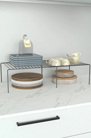 Genişleyebilir Dolap Içi Düzenleyici Organizer Tezgah Banyo Tabak Bardak Mutfak Banyo Düzenleme