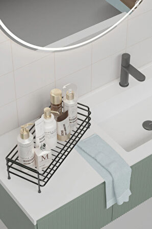 Paslanmaz Metal Çok Amaçlı Banyo, Mutfak Rafı Kozmetik , Takı Düzenleyici Organizeri