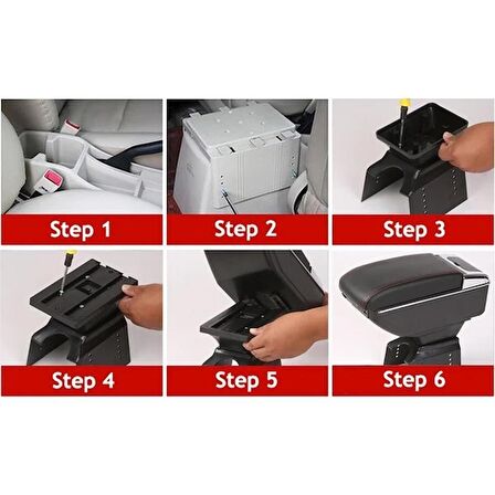 Citroen C5 Aircross 2019 konsol uyumlu kol dayama bardaklıklı lüks deri küllüklü