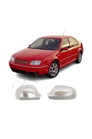 Volkswagen Bora Uyumlu 1998-2005 Krom Ayna Kapağı 2 Parça Paslanmaz Çelik