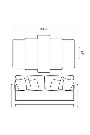 Zevahir 5 Parça Mdf Zar Tablosu