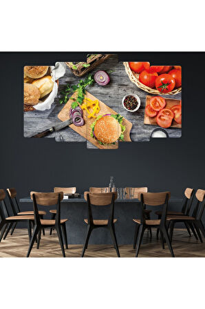 5 Parça Mdf Yemek Tablosu
