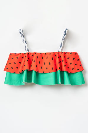 Desenli Kız Çocuk Bikini Takım