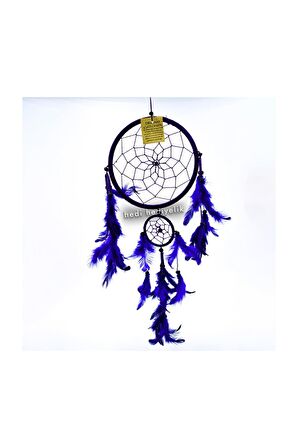 Düş Kapanı, 16 cm, Mor, Rüya Kapanı, Dream Catcher, Dekorasyon