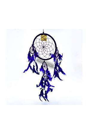 Düş Kapanı, 16 cm, Mor, Rüya Kapanı, Dream Catcher, Dekorasyon