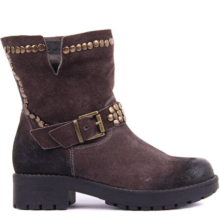 Sail Lakers - Antrasit Süet Kadın Bot