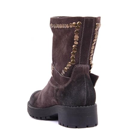 Sail Lakers - Antrasit Süet Kadın Bot