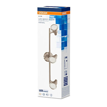 LEDVANCE OSRAM LED SPOT 3*3 WATT AMPÜL DAHİL