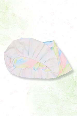 Batik Desenli Şort Etekli Crop Kız Çocuk Sporcu Takım