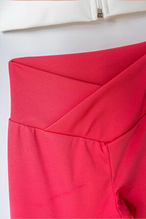 Kız Çocuk 3'lü Spor Crop Takım