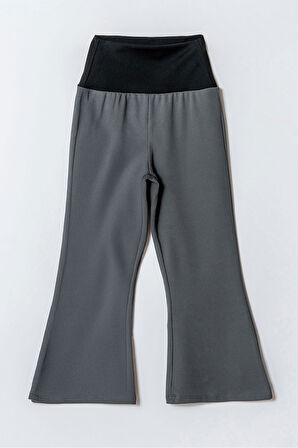 Yüksek Bel İspanyol Paça Kız Çocuk Tayt