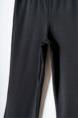 Yüksek Bel İspanyol Paça Kız Çocuk Tayt