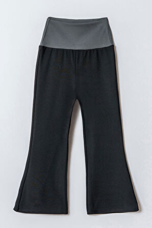 Yüksek Bel İspanyol Paça Kız Çocuk Tayt