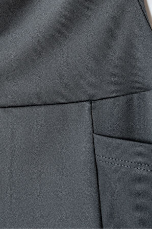 Cep Deteylı Kız Çocuk Sporcu Tayt