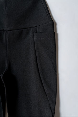 Cep Deteylı Kız Çocuk Sporcu Tayt