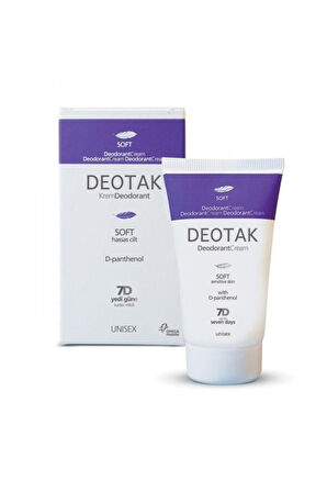 Hassas Ciltler Için Soft Krem Deodorant 35 ml
