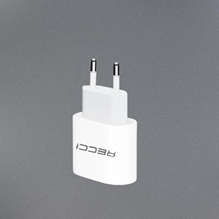 RECCI 20W PD USB-C Şarj Adaptörü