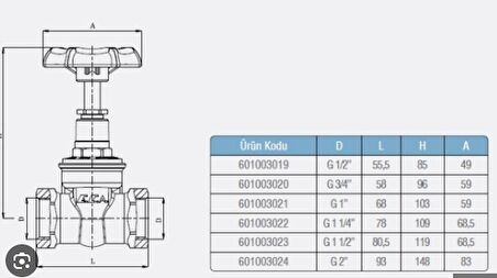 ECA ŞİBER VANA 3/4" 