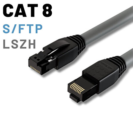 IRENIS CAT8 Kablo S/FTP LSZH Ethernet Network LAN Ağ Kablosu